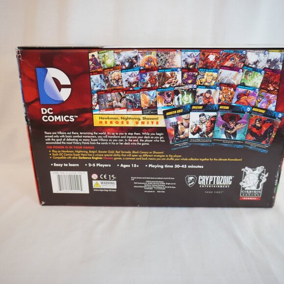 Popular DC Comics - 2 Deck Building Games - Cryptozoic (Complete)  Heroes Unite - Picture 5 of 6